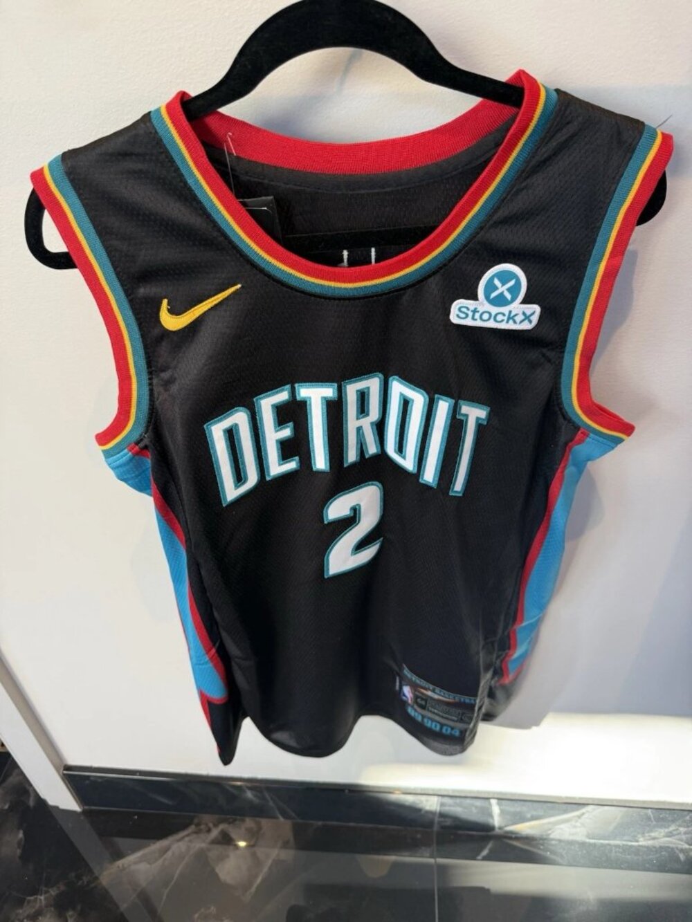 Cade Cunningham Charcoal Jersey Stitched